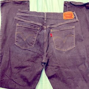 Women’s Levi’s 505 straight jeans size 8 M Dark Blue
